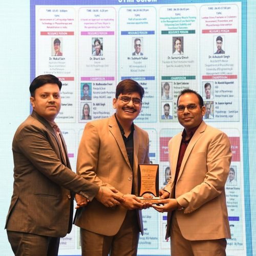 Awarded on my successful talk on The adanvanvement of Robotic Technology in physiotherapy and rehabilitation in India 🇮🇳